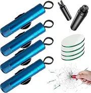 Beamlab Life Hammer, Beamlab Glass Hammer, Safehammer Glass Breaker for Cars, Car Window Breaker Tool, Life Hammers Car Escape Tool and Seatbelt Cutter (4Pcs-C)