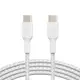 【BELKIN】USB-IF認證 USB-C to USB-C 編織充電線 2M傳輸線(2入)