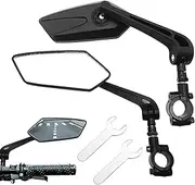 [Generic] Motorcycle Mirrors,360-degree Rotation Side Mirrors For Road Bike - Motorcycle Accessory For Scooter Atv Bike, Folding s