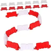 WHAMVOX 100pcs Rc Accessories Barrier Rc Car Barrier Mini Construction Barricades Game Fence Roadblocks Games Roadblocks Construction Race Track Abs