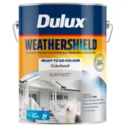 Dulux Surfmist Low Sheen Weathershield Exterior Paint - 10L