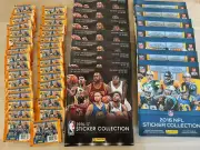 Lot Of 8 2016-17 Panini NBA Sticker Books Lot Of 7 2016 NFL Books + 32 Packs