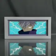 Paper Cut Shadow Box Jujutsu Kaisen Sukuna Led Light for Bedroom Desk Decor Mang