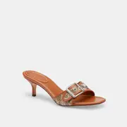 Margot Sandal In Crystal Signature Jacquard