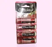 Five Chapstick Red Raspberry Lip Balm 4 Piece Lot New