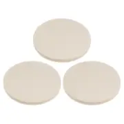 3pcs Wool Felt Polishing Pads 3 inch Buffing Wheel Polish Pad Flocking Back