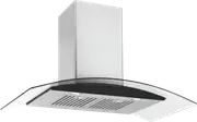 Emilia 90cm Curved Glass SS Canopy Rangehood