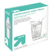 Universal Replacement Water Filters, 2 Filters Pack. Fits Pur & Brita Pitchers