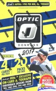 2017 Donruss OPTIC Baseball Factory Sealed HOBBY Box-2 AUTO! Judge/Cody RC Yr