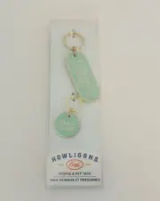 Howligans Ask Me About My Cat Pet People Tags Key Chain Ask Me If I Care Aqua