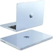 Fintie Case for MacBook Air 13.6 Inch A3240 A3113 A2681 (2022 2023 2024 2025), [100% Corresponds to Official Colour] Premium Slim Matte Case for MacBook Air 13.6" with M2 M3 M4 Chip, Frost Sky Blue