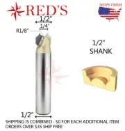 Tideway Carbide PRO LC09030408 1/4" Dragon Ball Bit 1/2" shank router bit