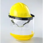 藍鷹牌工程帽+FC73安全面罩+C3下巴蓋 防塵 防液體噴濺 防輕衝擊 安全帽面罩組 1組