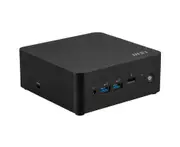 MSI Cubi NUC 1M-016BAU miniPC Barebone, Black, Core 5-120U/Up to DDR5/2*M.2/2*HDMI/2*TBT/2*LAN/Wifi6/Card Reader/Switch Cable/3Y