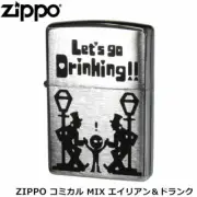 Zippo Oil Lighter Zippo Comical MIX Alien & Drunk MIB