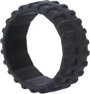[JEWEDECO] Elegant Silicone Tire Ring Finger Jewelry Durable and Scratch-proof Bands