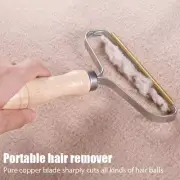 Pet Hair Remover Portable Manual Scraper Lint Cleaner Sticky Brush Cat Hair Remo