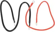 1 Pair Battery Cable Connector Outlet Connecting Gauge Jumper Circuit Inverter Wire Car Power Cord Portable Bank Charger Fast Generator Holder Multi Adapter Phone Copper