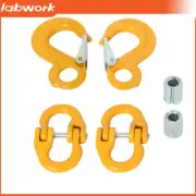 2pc 7/8mm Hammerlock+ 6mm Eye Sling Hook Chain Caravan Trailer connecting Extend