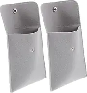 VALICLUD 2pcs Watch Storage Bag Velvet Jewelry Pouch Hanger Stand Jewelry Storage Pouch Pineapple Pouch for Bracelet Hanging Clear Ring Dice Vendors Trinket Jewelry Case Cloth