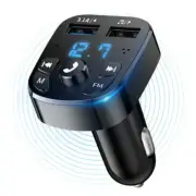 FM Transmitter Bluetooth 5.0 Wireless Handsfree Car MP3 Player 2 USB Charger AUS