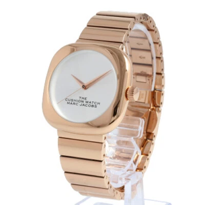 Marc Jacobs The Cushion Quartz Silver Dial Ladies Watch MJ0120179299