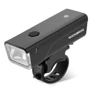 ROCKBROS Smart Light Senor Bike Headlight 260Lm Bright LED 1500mAh Battery Type-C Fast Charging Anti-glare Bicycle Light