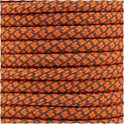 [Pear] Fluro Orange Cross Reflective Shoelace Bootlace - Round 5MM - Aglets Tips - Custom Length - CROSSD5MM