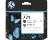 HP 774 Matte Black/Cyan DesignJet Printhead, P2W01A