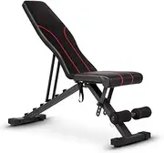 MOTYYA Weight Bench for Home Gym, Utility Adjustable Strength Training Bench for Full Body Workout, Multi-Purpose Foldable Incline Decline Home Gym for Exercise