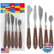 MEEDEN 5 Pieces Painting Knife Set Versatile Stainless Steel Spatula Palette