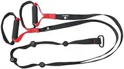 Sveltus Unisex Adult Suspension Straps, Black/Red