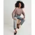 NWT Madewell Relaxed Tulip-Back Top In Evening Mauve Size Large A1
