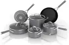 Ninja Pots and Pans Set Non Stick | Comfort Grip 10-Piece Cookware Set with Neve