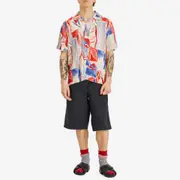 Wax London Didcot Cut Out Leaf Vacation Shirt