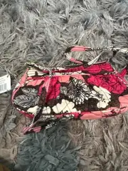 Vera Bradley Frannie Small Crossbody Bag In Retired Mocha Rouge