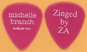 Michelle Branch 2002 Zinged By ZA Tour Dunlop Color Series Fuchsia Guitar Pick