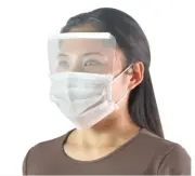 Reusable Face Mask with PET Shield - 25 Masks/Box