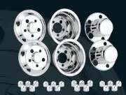 Stainless Steel Truck Trims Chrome Wheel CoversHubcapsTruck 16 inch 5 Stud.++