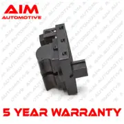 AIM Electric Window Switch Control Button Front Right Fits Fiat Doblo (Mk1) 1.3