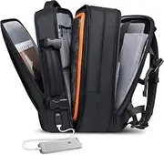 35-45L Carry On Backpack Weekender Travel Backpacks 17.3 inch Laptop Back Pack Business Expandable Bag for Men and Women
