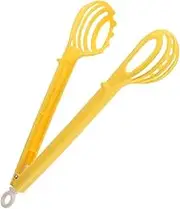 HOLIDYOYO Handheld Egg Whisk Noodles Tongs Multifunctional Cooking Tool Small Whisk for Mixing Eggs and Stirring Noodles