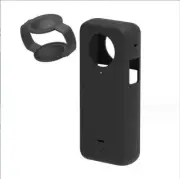 Silicone Protective Case Shadow Stone Camera Body Lens Cover For Insta360 X3 ##