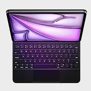 [HOU] Magic Style Keyboard Case for iPad Air 11'' M3/M2, Pro 11'' 4th/3rd/2nd/1st, Air 5th/4th Generation Case with Keyboard, Magic-Stand, Multi-Touch Trackpad, 7 Colors Backlit (Black)