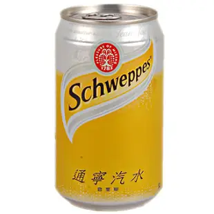 舒味思schweppes 蘇打水(通寧水) 330ml x 24瓶 氣泡水 蘇打水 調酒 餐酒館 沙瓦 汽水 檸檬 飯店 酒吧 氣泡水 舒味思