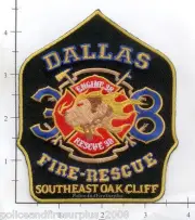 Texas - Dallas Engine 38 Rescue 38 Fire Rescue TX Fire Dept Patch