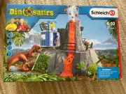 Schleich Dinosaurs Volcano Expedition Base Camp Playset