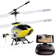 Mini RC Helicopter with Camera Remote Control Helicopter for Kids and Adults