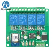AC 90-250V 4 CH Remote Smart WiFi Switch Relay Module Mobile Smart APP Control