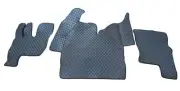 Grey Floor Mats Eco Leather to fit Renault Gama T Tunnel 2021 + left hand drive